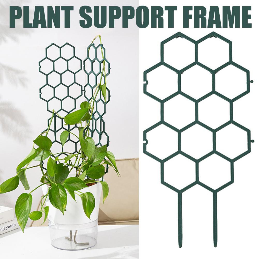 Vine Climbing Plastic - โครงพลาสติกสำหรับพยุงต้นไม้ 1/2/5 ชิ้น แบบซ้อนได้ อุปกรณ์ทำสวนสำหรับพืชเลื้อย เถาวัลย์