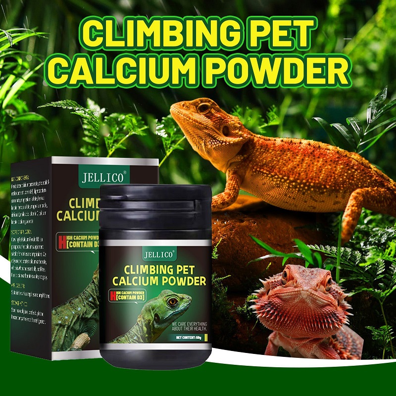 Calcium Powder Reptile - ผงวิตามินดี3 แคลเซียมสำหรับสัตว์เลื้อยคลาน ปู ตุ๊กแก กบ คาเมเลี่ยน