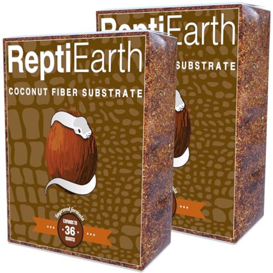 Substrate Coconut Fiber - วัสดุปูพื้นสำหรับสัตว์เลี้ยงในตู้แบบไบโอแอคทีฟสำหรับงู จิ้งจก กบ แมงป่อง ปูเสฉวน; วัสดุจากใยมะพร้าวเนื้อนุ่ม;