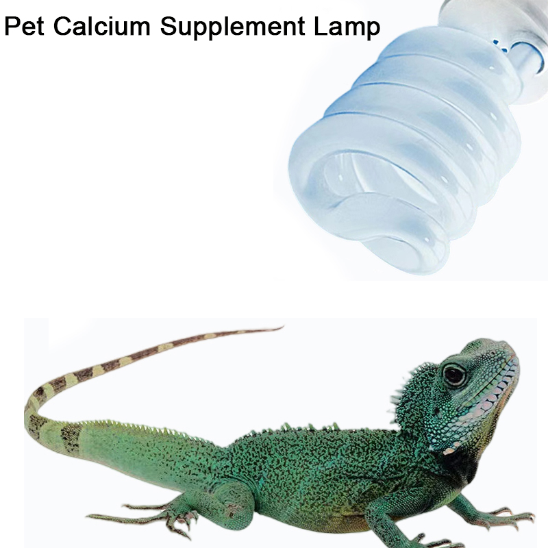 Calcium Powder Reptile - E27 13W/26W สัตว์เลื้อยคลาน Uvb โคมไฟอาหารเสริมแคลเซียมโคมไฟ UVB5.0/10.0สำหรับเต่า