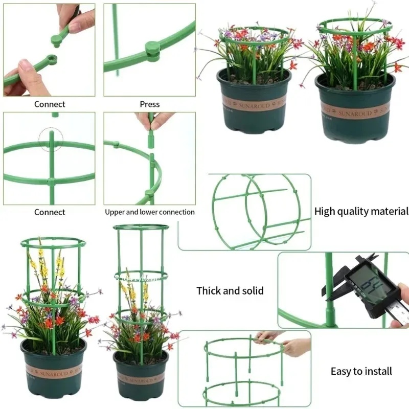 เสาค้ำต้นไม้ รูปทรงครึ่งวงกลม  - Vine Climbing Plastic บทวิจารณ์และราคา