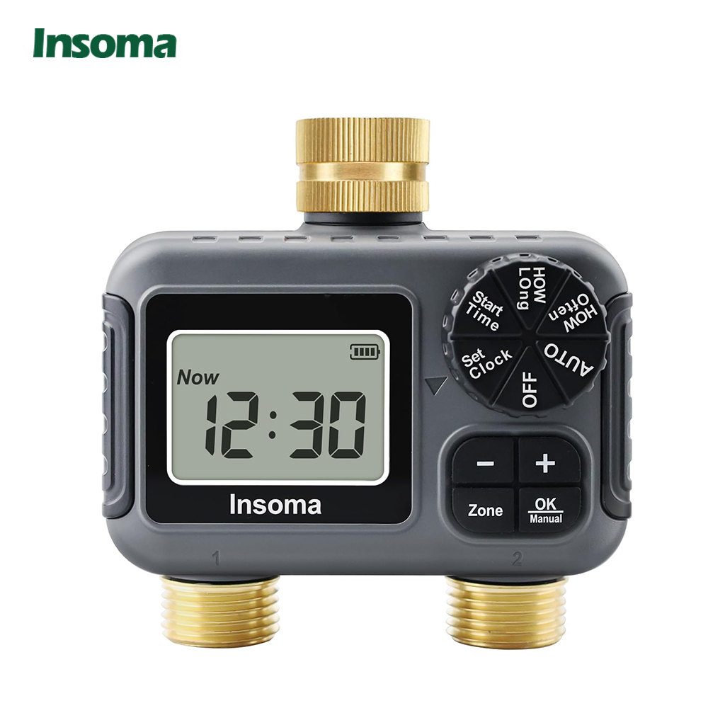 Insoma ระบบรดน้ำอัจฉริยะตั้งเว - Timer Dual Outlet บทวิจารณ์และราคา