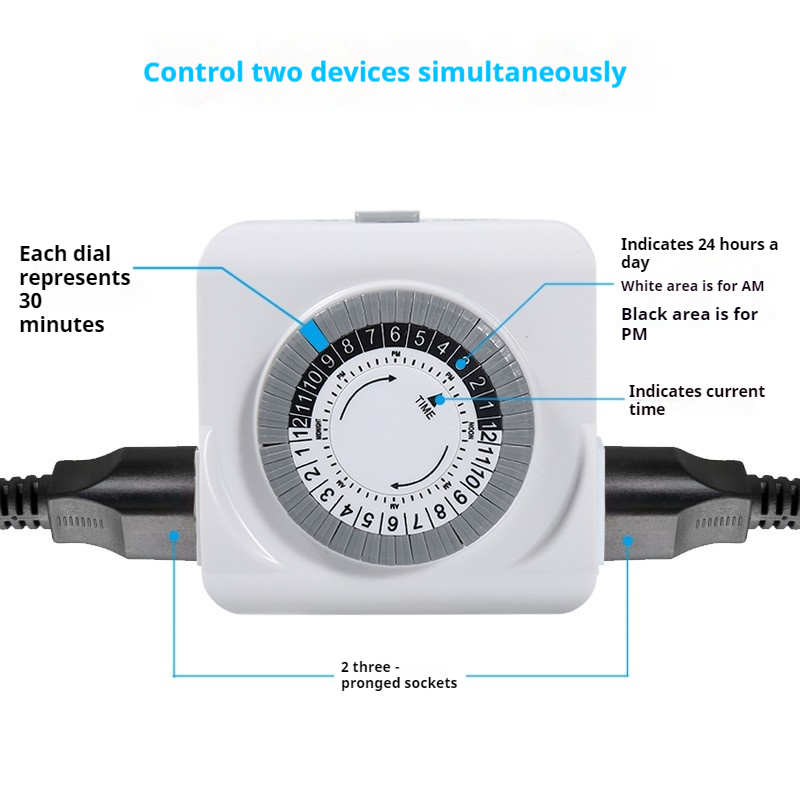 การรับรองมาตรฐาน US SPEC/PLUG  - Timer Dual Outlet บทวิจารณ์และราคา