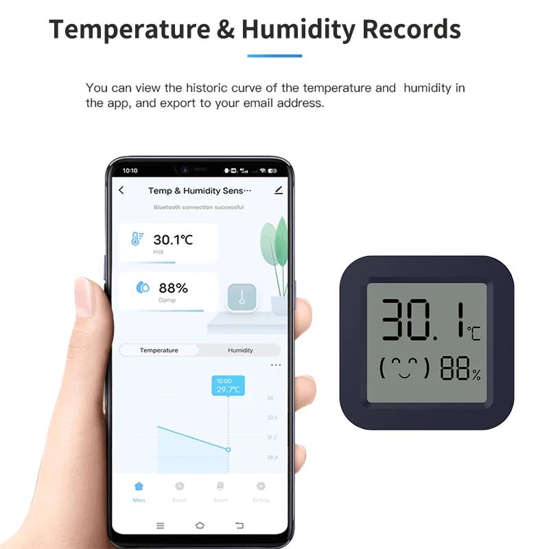 BT เซ็นเซอร์วัดอุณหภูมิและความ - Digital Hygrometer Probe บทวิจารณ์และราคา